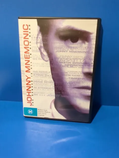 Johnny Mnemonic  (DVD, 1995) Region 4