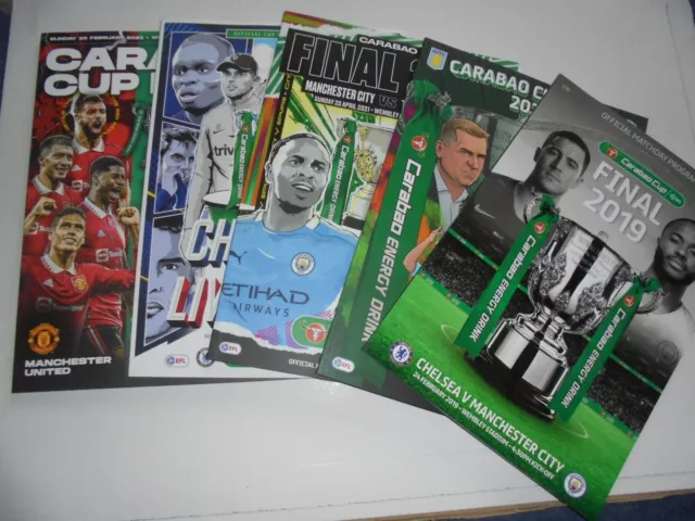 League Cup Final Programmes - Choose From List