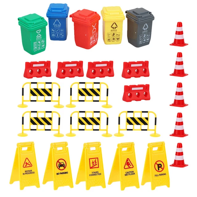 Modello giocattolo da trasporto in plastica bambino segnaletica stradale giochi per