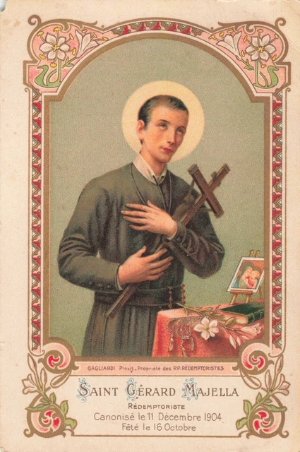ANCIENNE IMAGE PIEUSE Saint Gerard Majella Redemptoriste EUR 5,00 ...