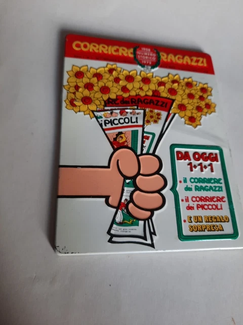 Corriere dei Ragazzi - Lamierino Pubblicitario cm 13X10