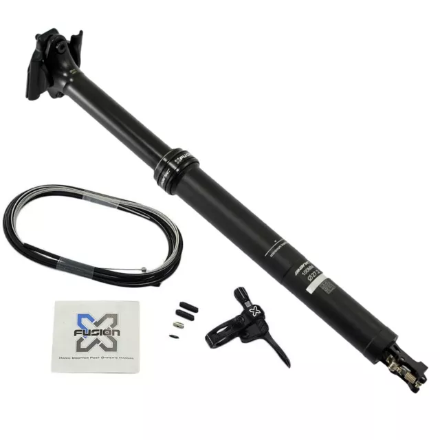 X-Fusion Manic INTEGRA Remote Dropper Seatpost 27.2x350mm , Travel: 100mm