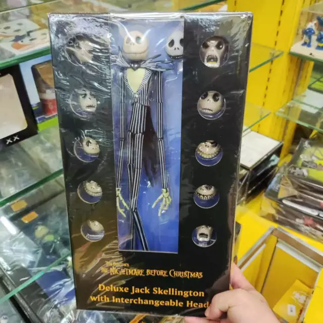 Jack Skellington The Nightmare Before Christmas Figure Toy Interchangeable Heads