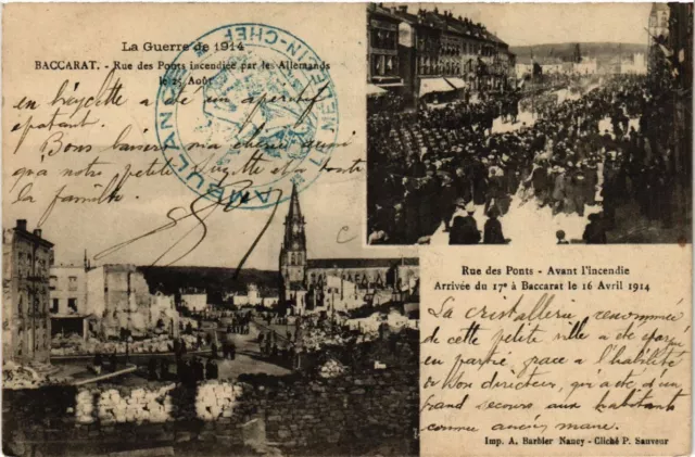 CPA BACCARAT - Rue des Ponts - Scenes (483805)