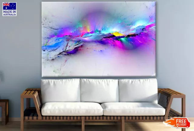 Colorful Abstract Cloud Design Canvas Collection Home Decor Wall Print Art