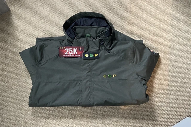 ESP 25k gesteppte Jacke GROSS | Karpfen grober Angelmantel - BRANDNEU