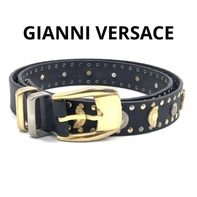GIANNI VERSACE Versace belt Medusa gold combination