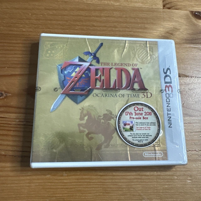 LEGEND OF ZELDA Ocarina Of Time 3D Pre-order Bonus Box, Nuevo Y