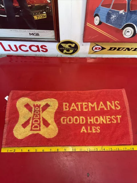 Vintage Batemans Brauerei, Biertuch, Pub Memorabilia, Mancave, Home Bar, Ales