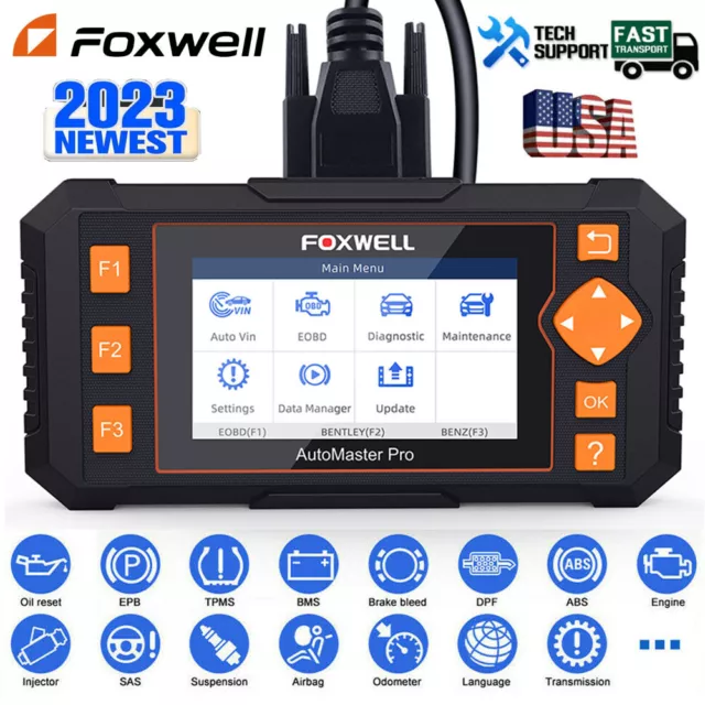 NT634 OBD2 Scanner IMMO ABS SRS Oil TPMS DPF EPB Reset Car Diagnostic Scan Tool