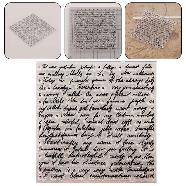 Tampon En Caoutchouc Transparent Arriettycraft Inkspot - Environ 14x18cm - Pour Scrapbooking, Cartes, Loisirs Créatifs, Compatible Toutes Encres - 9