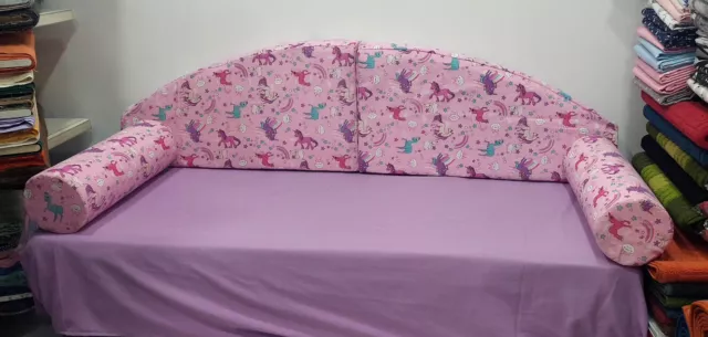 Set Di Cuscini Forma Mezzaluna Con Copriletto Letto Singolo unicorno 2