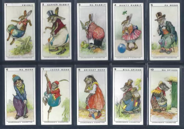 Churchman - Frisky - Full Set Of 52 Cards (With Instructions)