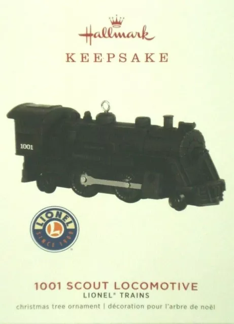 Hallmark Keepsake Christmas Ornament 2019 1001 Lionel Train Scout Locomotive Nib