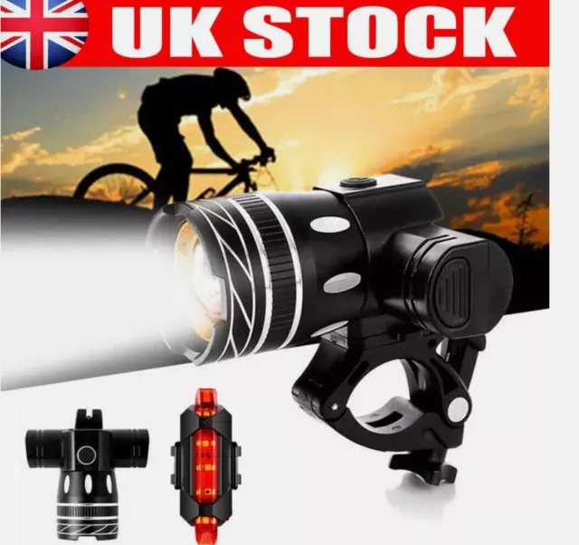 EURO LIGHT FRONT and Rear Halogen Lockable Bicycle Lights 8.50 PicClick UK