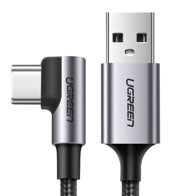 UGREEN USB TYPE C Auf USB A Winkelstecker Kabel 90 Grad Ladekabel Datenkabel 1m