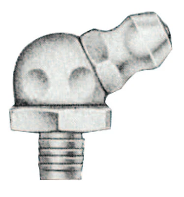 Accesorios de accionamiento, codo - 65°, 45/64 pulgadas, macho/macho, Alemite Alemite 1646B1