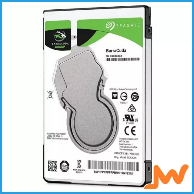 Seagate Barracuda 1TB 2.5" SATA 3 Laptop Hard Drive