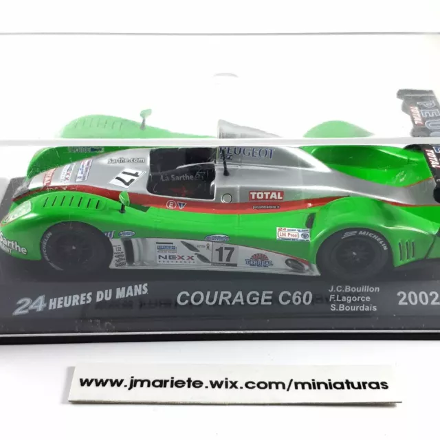 COURAGE C60 EVO #17 Bouillon-Lagorce-Bourdais 2002  Le Mans 1:43