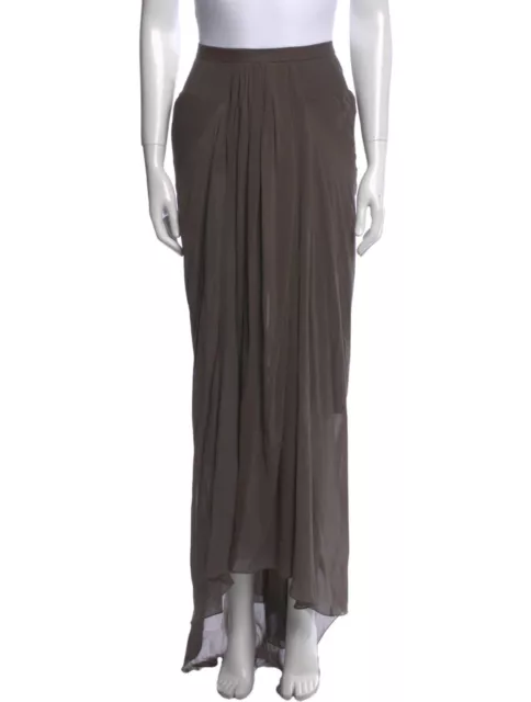 RICK OWENS SS13 ISLAND Mermaid Silk Maxi Skirt Koolaid Size 42