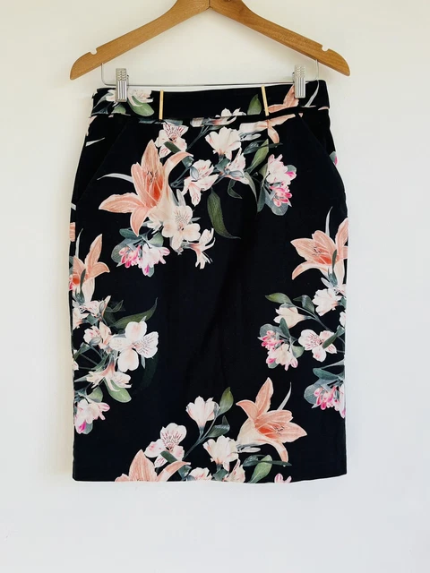 Portmans floral pencil skirt cheap