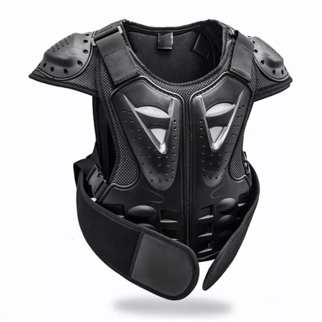 Kid Breast Plate Chest Protector Motocross Racing Skiing Skating Body Armor Vest