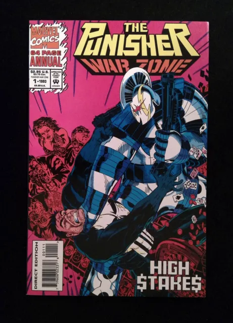 Punisher War Zone Annual #1U  MARVEL Comics 1993 NM  GOLDEN VARIANT