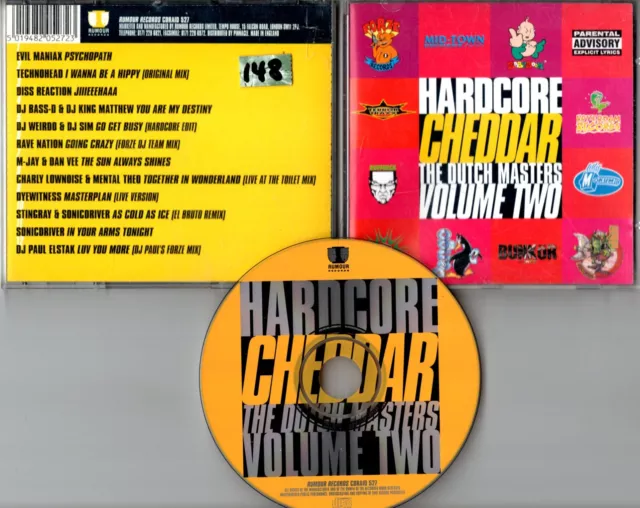 Hardcore Cheddar CD-Compilation THE DUTCH MASTERS Vol. 2 Technohead C. Lownoise