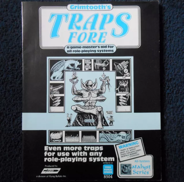 Grimtooth's Traps Fore Advanced Dungeons & Dragons Adventure Module D&D RPG 8504