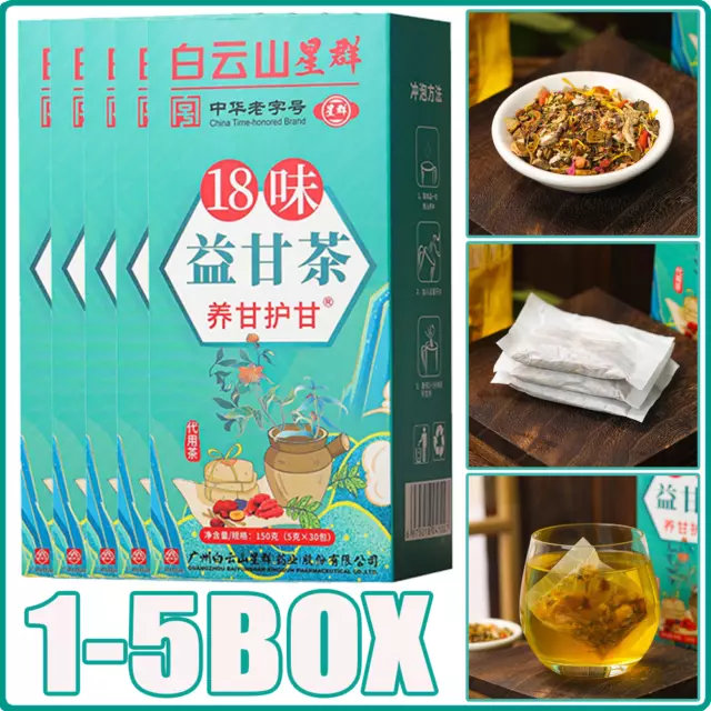 1-5 BOX 18 Flavors Liver Care Tea -18 Flavors of Liver Protection Tea HOT!
