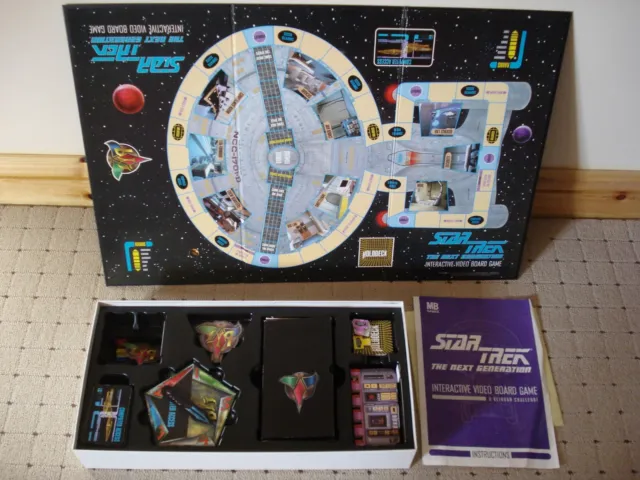 Star Trek The Next Generation" Interactive Video Board Game Collectable  !!