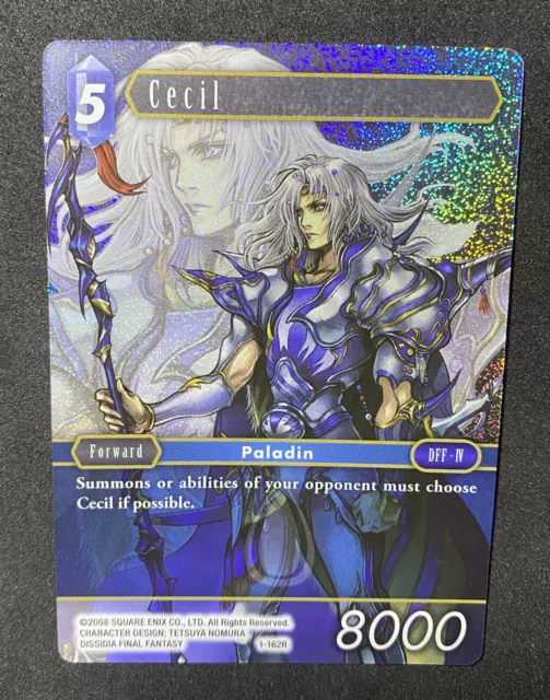 Cecil 1-162R Foil Opus 1 Final Fantasy Trading Card Game PL