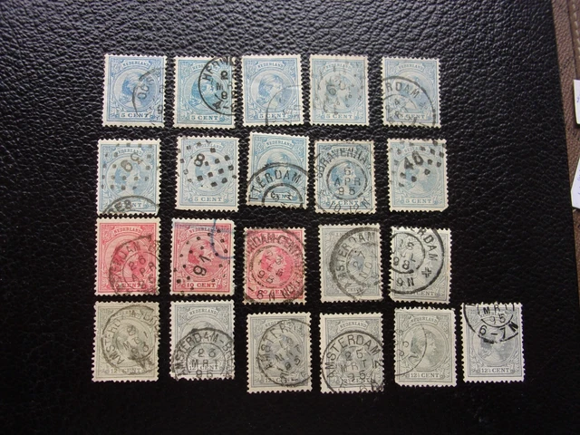 PAYS-BAS - timbre yvert/tellier n° 35 37 38 obl (A68)