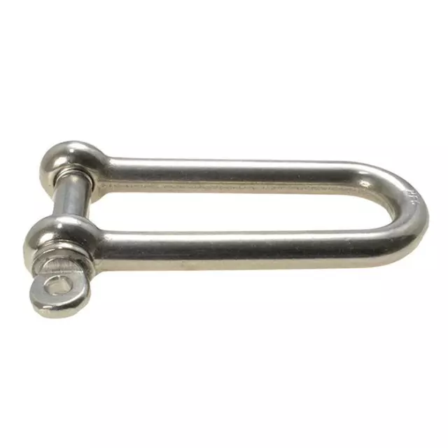 Dee Shackle Long "D" Rigging Halyard Shade Boat Marine Stainless A4-70 G316