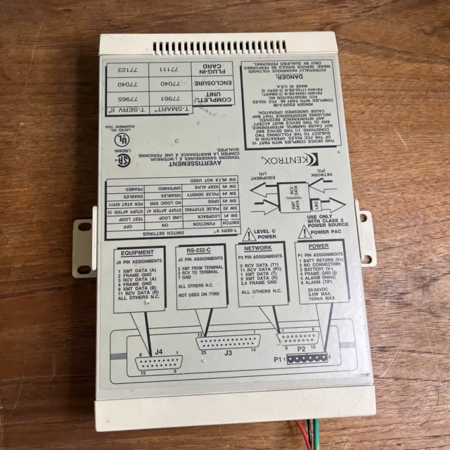Kentrox 77965 T-SERV II CSU 01-77965023 NCCSDHT4AB 210682493/ w/ POWER SUPPLY