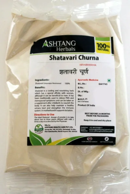 Ashtang Herbals Shatavari (Asparagus Racemosus) Churna, 100g