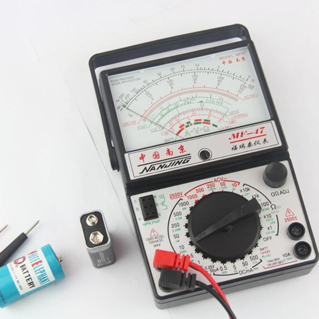 Aoyi Automotive Voltmeter Ammeter Analog Hn-50 Voltmeter Ammeter