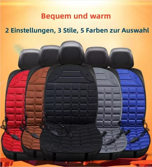 Auto Sitzheizung 12V DeLuxe 3 Heizstufen beheizbare Sitzauflage