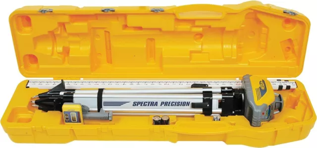 Spectra Precision LL100N-1 Laser Level Kit with HR320 Receiver and Clamp, 15'