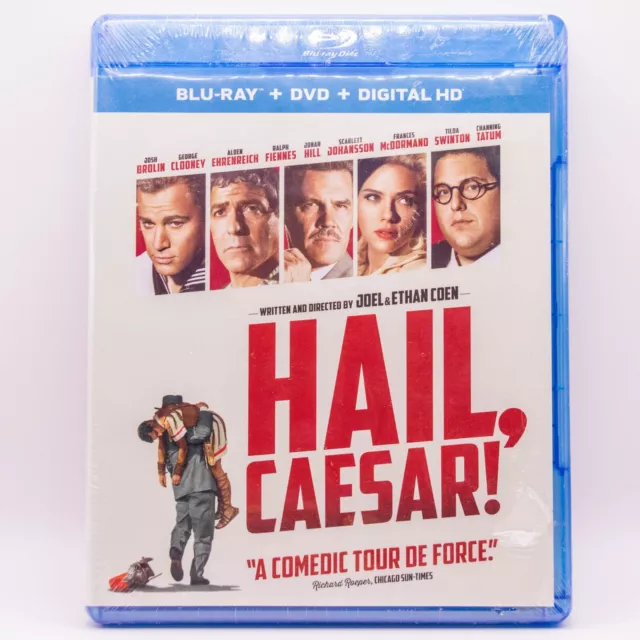 HAIL CAESAR (Blu-Ray + DVD) NEW Sealed Factory Wrap