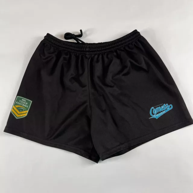 South QLD Sharks Touch Football Rugby League Footy NRL Shorts Youth Kids 16 W30"