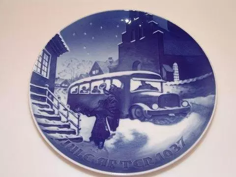 Bing & Grondahl (BG) Christmas Plate from 1937