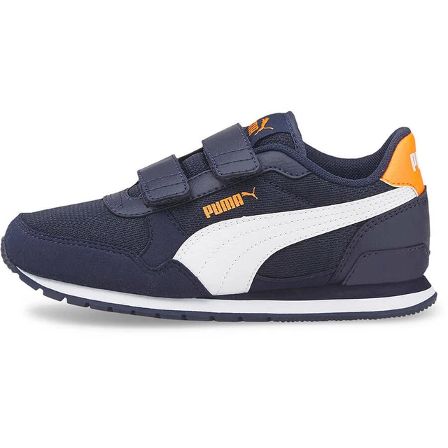 Scarpe da bambino Puma St runner blu strappo 385511 02 tennis sneakers sportiva