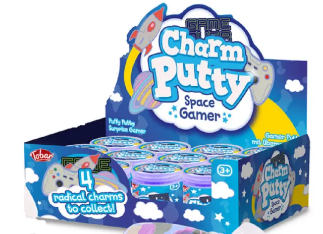 Tobar Space Gamer Charm Putty - 38679 Play Doh Squeezy Squishy Sensory Colours