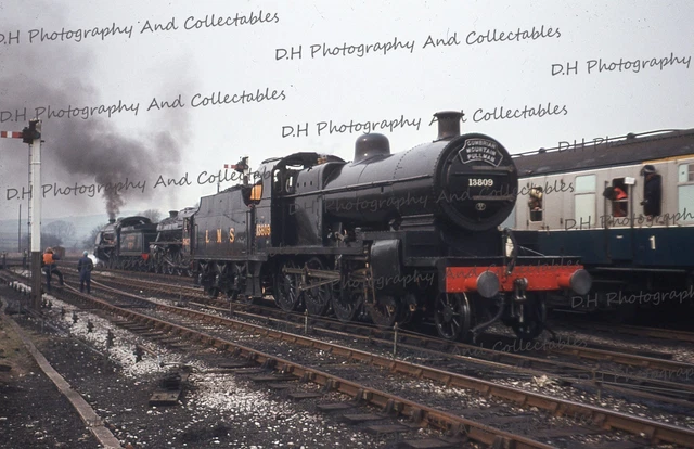 35MM SLIDE STEAM Train LMS Class 7F 2-8-0 No 13809 BR British Railways ...
