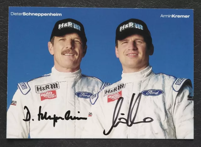 2685 Schneppenheim / Kremer Motorsport Autogrammkarte original signiert