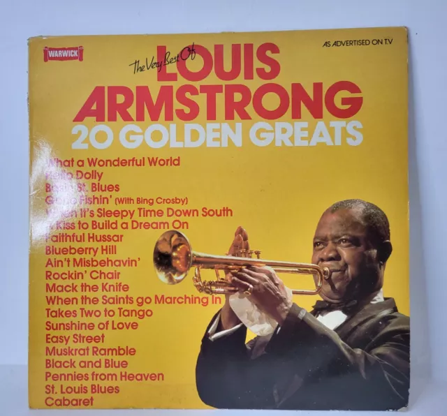 The Very Best of Louis Armstrong 20 Golden Greats Vinyl