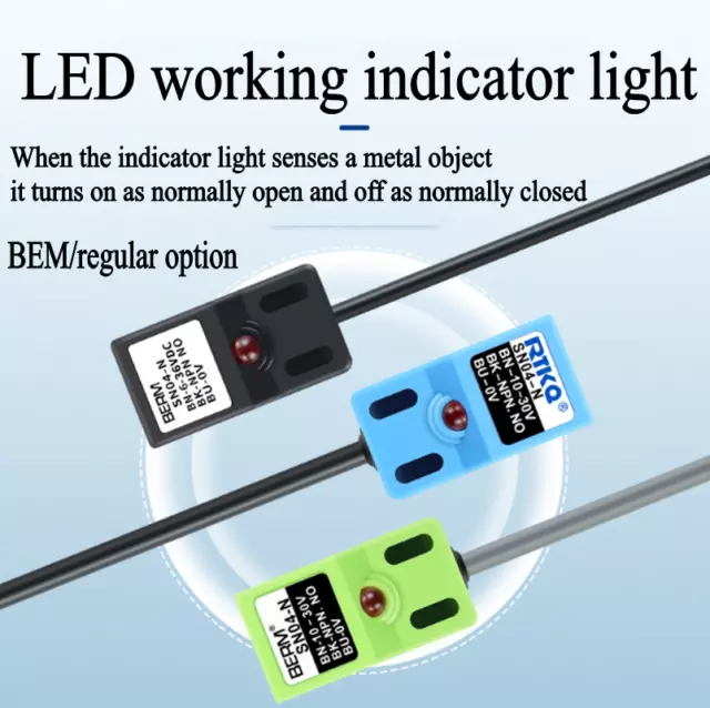 Inductive Proximity Sensor Detection Switch SN04-N-P-N2-NP2/4mm NPN NO DC 10-30V 3