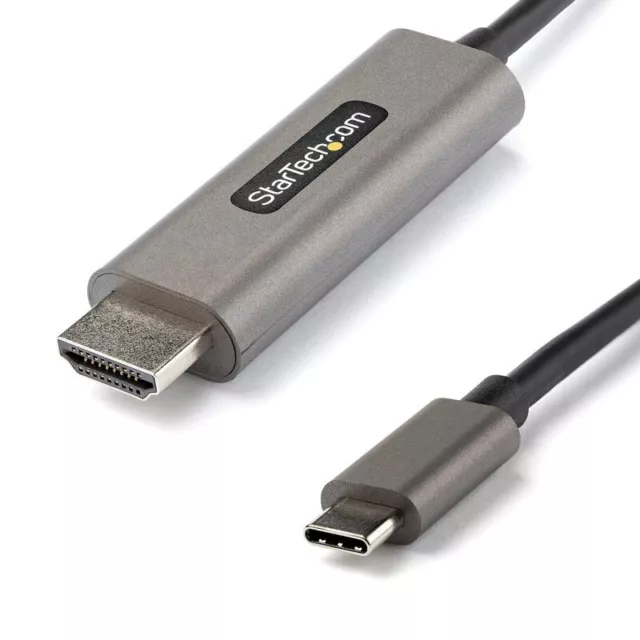 Startech.Com 5M Usb C To 4K 60Hz Hdr10 Hdmi Video Adapter Cable