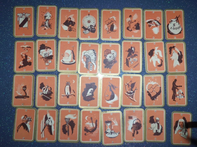 Jeu De Tarot Divinatoire Arcanes Du Destin – 1940 – 78 Cartes – Complet – Rare